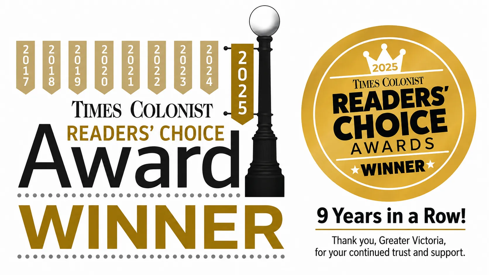 Times Colonist Readers’ Choice Award